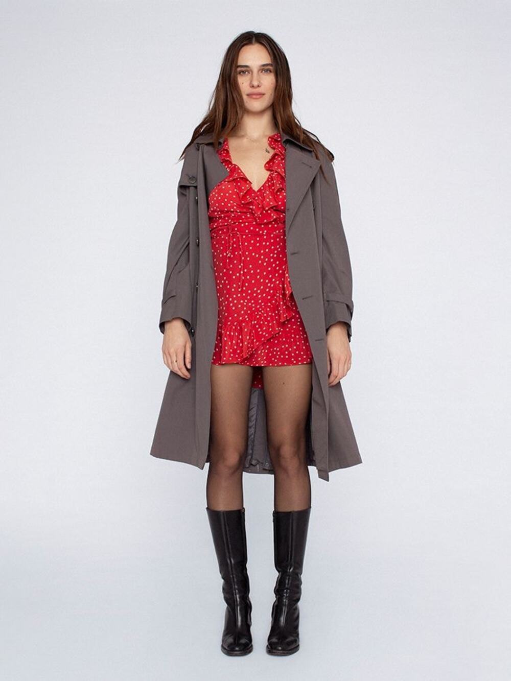 Réalisation Par Alexandra Dress in Red Star Print | Size M